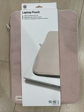 U Brands Corduroy Laptop Pouch Dusty Rose For 15-16’’ Screens picture