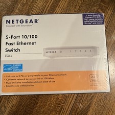 NEW Sealed NETGEAR FS605 5-Port 10/100 Fast Ethernet Switch picture