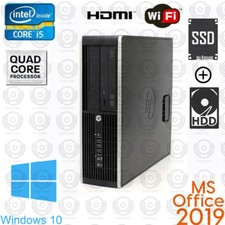 Fast HP Desktop Computer HDMI PC QUAD Core i5 SSD +HDD 1TB 16GB WiFi OFFICE 2019 picture
