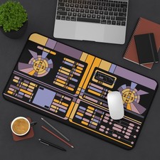 LCARs Desk Mat - Star Trek Desk Accessory - Home Decor Gift picture