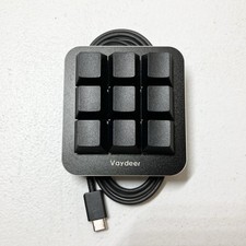 (used) 9 Fully Programmable Keys Mechanical Keypad JP1011 picture