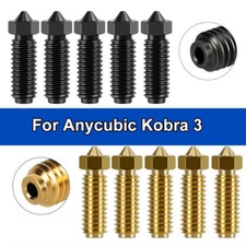 For Anycubic Kobra 3 Nozzle Brass Hardened Steel 3D Printer Volcano Nozzles picture