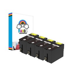 4 Non OEM Hands Compatible Cartridges T2621 Black cartridges (26xl) picture