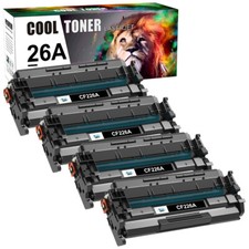 4PK CF226A 26A Black Toner Cartridges for HP Laserjet Pro MFP M426 M426dw Print picture