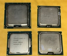 Various Intel Xeon And Intel I-3 Processors Vintage Gold Scrap Collectibles picture