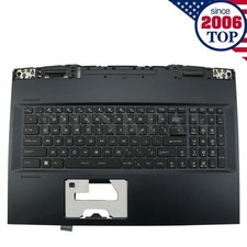 New For MSI GE76 Upper Case Palmrest Cover Keyboard Full Colorful Backlit Blue picture