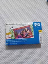 HP Holiday Photo Cards Q8015A Inkjet Glossy Printer 4x8'' 40 pack - Sealed picture