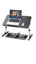 SAIJI Leather Laptop Bed Tray Table, Adjustable Laptop Stand with Removable S... picture