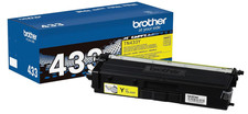 Brother TN433Y Yellow Toner Genuine OEM High Yield 4000 Pages New picture