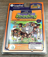 LEAPPAD Interactive Book & Cartridge AMAZING BIBLE STORIES Old Testament 3 Songs picture