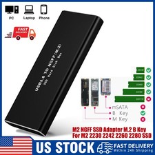 NGFF M.2 To USB 3.0 Transfer Card Adapter B Key External SSD Enclosure Aluminum picture