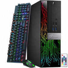 BTO RGB Desktop i5-6500 Gaming PC NVIDIA GT 32GB Ram 1TB SSD 1TB HDD WiFi Win 11 picture