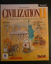 Sid Meier’s Civilization II-For Mac Computers-CD-Rom With Box Manual & Paperwork picture