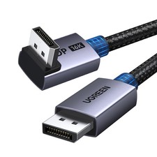 UGREEN 16K@60Hz 6.6FT 80Gbps Right Angle DisplayPort Cable DP 2.1, picture