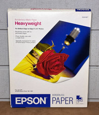 EPSON Heavyweight Borderless Matte Photo Paper ~ 8