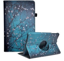 PLUM BLOSSOM Case for Samsung Galaxy Tab A 10.1 2019, 360-degree rotating picture