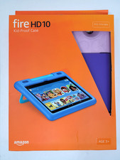 Amazon Fire HD 10 Kid-Proof Case Purple 11th Gen OEM FreeTime Stand - OBX picture