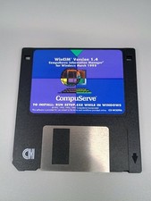CompuServe WinCIM Version 1.4 Software Floppy Disk for Windows 1995 Vintage picture
