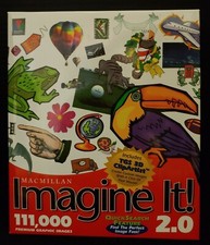 Macmillan 1999 Imagine It 111,000 Premium Graphic Images 2.0 Hard to Find NIB picture