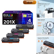 E-Z Ink 201X Replacement HP 201X Toner Cartridges 4 Pack High Yield picture