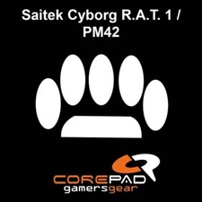 Corepad Skatez Saitek Cyborg R.A.T. 1 PM42 Mouse Feet Hyperglides PTFE Teflon picture