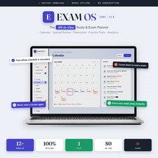 Exam OS Pro | All-in-One Study Tracker, Revision Planner & Readiness Score picture