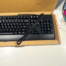 Lenovo Traditional USB AI Keyboard Enhanced Function Keys Wired USB QWERTY Black picture
