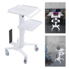 Adjustable Rolling Computer Cart, Mobile Standing Workstation, Mobile Cart picture