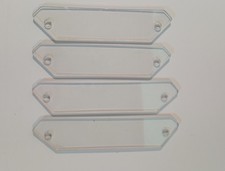 Clear Acrylic Plastic Monitor Brace Brackets 5 1/2