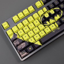 Batman PBT 108 Key Cap Keycap Set for Cherry MX Mechanical Keyboard No Keyboard picture