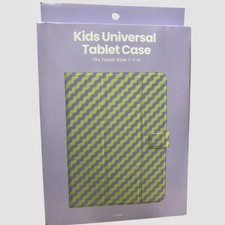 GEMS Kids “Zig Zag” Universal Tablet Case – Purple/Green – 7–11 Inch picture