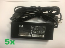 Lot of 5 Genuine HP 90W ProBook Laptop Power Adapter Chargers w/ Cables picture