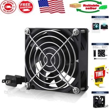 Compact 80mm x 25mm EC Axial Fan - 2800 RPM, Low Noise Electronics Cooling picture