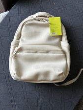 14L Faux Neoprene Backpack - All In Motion Cream Water Repellent 17” picture