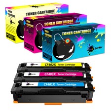 3 CMY Toner Cartridge replace for HP CF400X-3X 201X Color LaserJet M252n M252dw picture