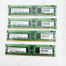 4x 1GB Micron MT18VDDF12872G PC3200R 400MHz 184-P DDR1 ECC Server RAM picture