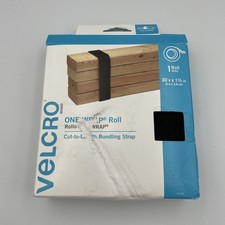VELCRO Brand ONE-WRAP Roll Black | 30 Ft x 1-1/2 In Reusable Self-Gripping picture