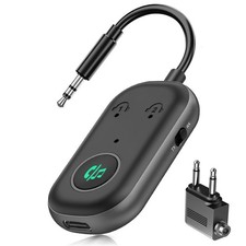Wireless Bluetooth 5.3 Transmitter Receiver Adapter 3.5MM Jack Dual Connection picture