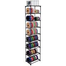 9-Tier Metal 3D Printer Filament Storage Rack, 16.5