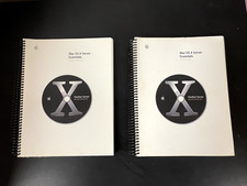 Vintage Apple Computer OS X Server  Essentials Student Training Spiral Notebooks picture