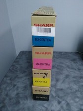 New  Genuine Set Sharp MX-70NTBA MX-70NTMA MX-70NTYA MX-70NTCA Toners Cartridge picture