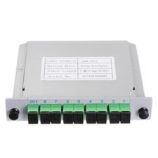 PLC Green 1X8 Blade Optical Carrier-class Fiber Optic Splitter 0.5M SC/APC  picture