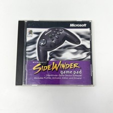 Microsoft SideWinder Game Pad PC Windows 95 Game Device Software CD, 1997 picture