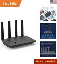 GL.iNet GL-AX1800(Flint) WiFi 6 Router -Dual Band Gigabit Wireless Internet R picture