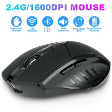 Wireless Bluetooth Mouse Rechargeable Optical DPI Mice For PC Laptop Computer picture
