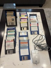 55 Floppy Disks + Mouse + Adapter for Commodore Amiga 500/1200/3000/3000T/4000T picture