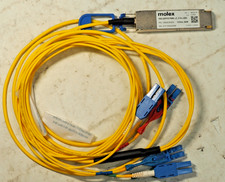 Molex 1064230003 100G QSFP28 PSM4 LC 2.7M LSZH Breakout Fiber Pigtail picture