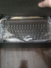 YUNZII QL75 Retro Typewriter Wireless Mechanical Keyboard Hot Swap RGB Open Box picture