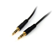 Startech MU15MMS 15ft 3.5mm Stereo Audio Cable M-M Black picture