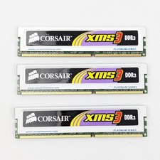 Corsair XMS3 Platinum DDR3 3x2gb Set 6gb LGA 1366 Triple Channel Ram Set 1600 picture